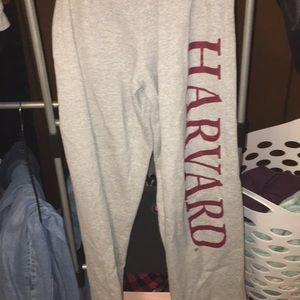 Harvard sweatpants